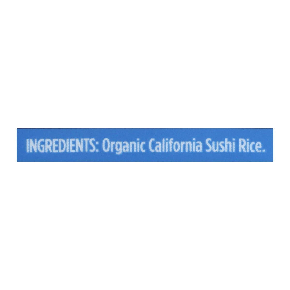 Lundberg Organic Sushi White Rice, 6-Pack, 2 lb Each