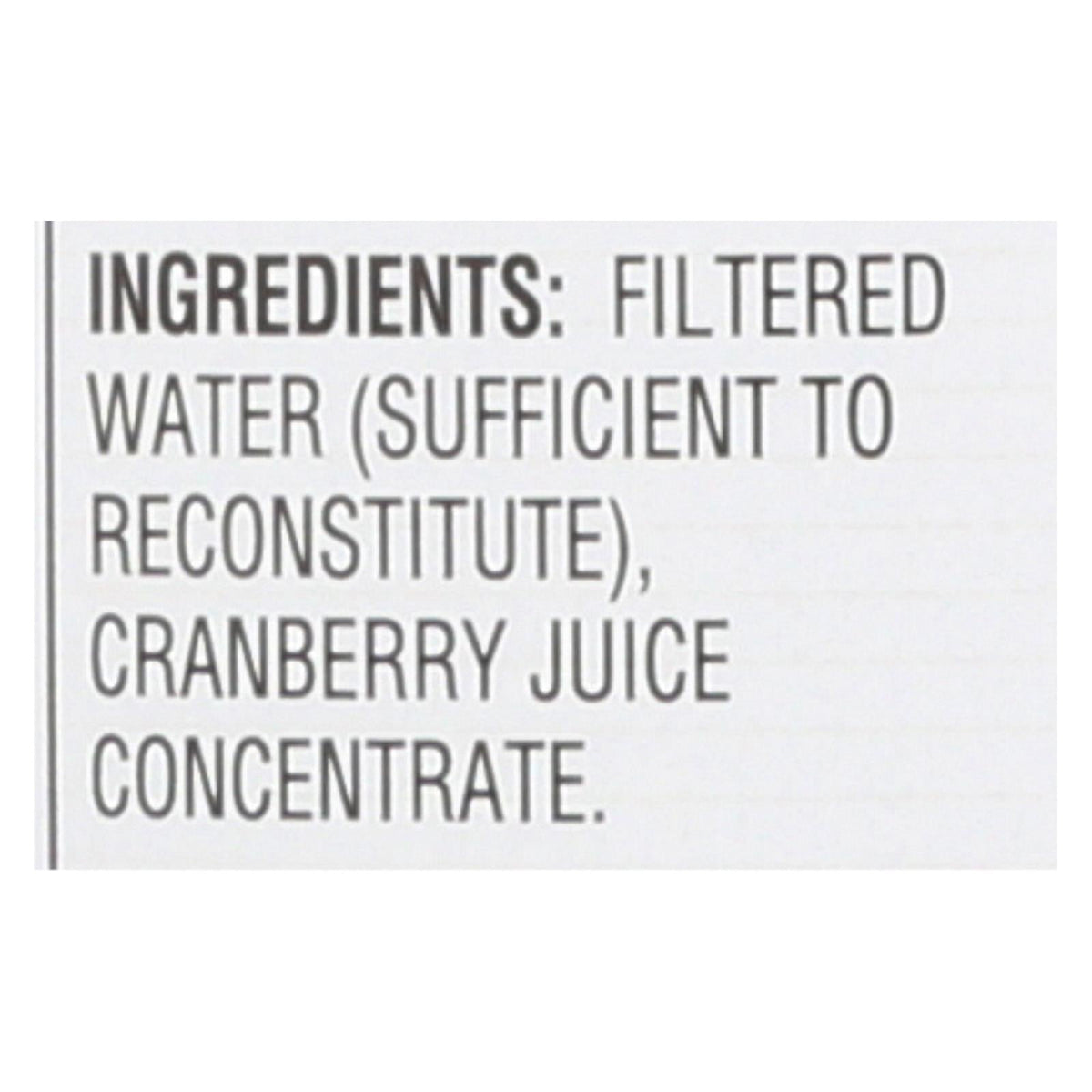 R.W. Knudsen - Juice - Just Cranberry - Case of 6 - 32 fl oz