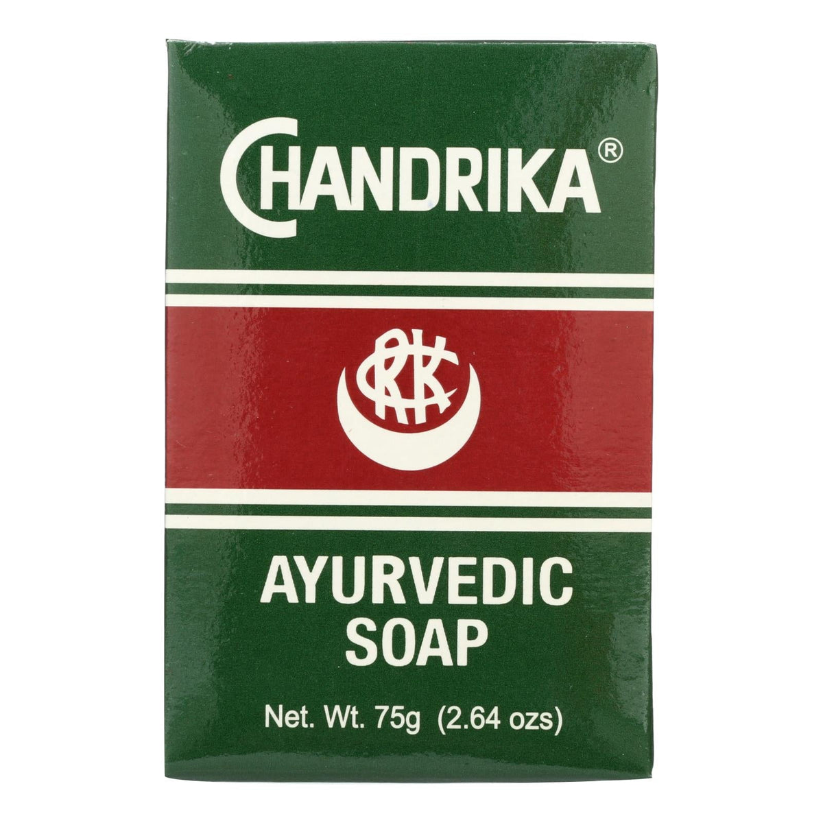 Chandrika Ayurvedic Herbal Soap, 2.64 Oz, Pack of 10