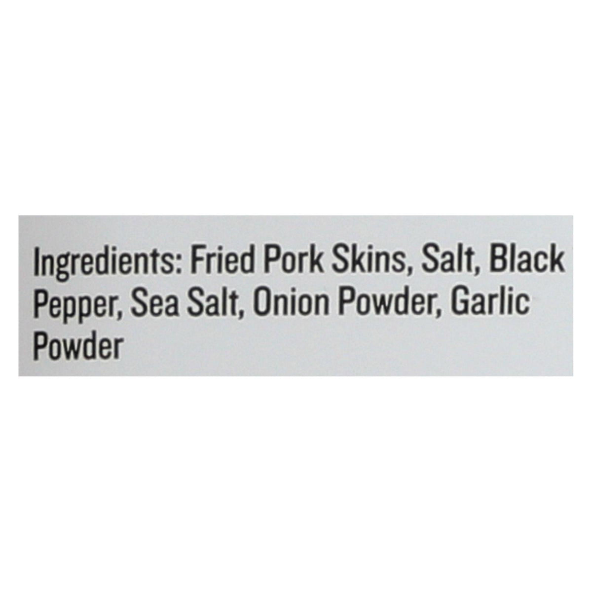 Epic Sea Salt & Pepper Pork Rinds, Case of 12, 2.5 Oz Each