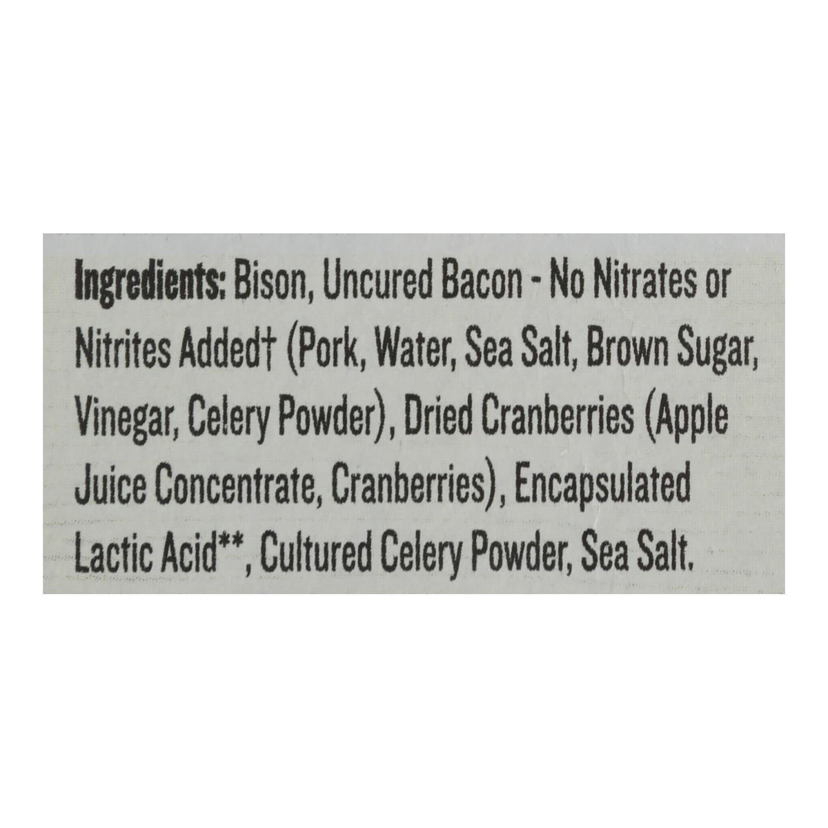 Epic - Bar Bison Uncrd Bcn Crbry - Case of 8-5.2 OZ