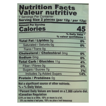 Gin Gins Chewy Ginger Candy, Original, Case of 12, 3 oz