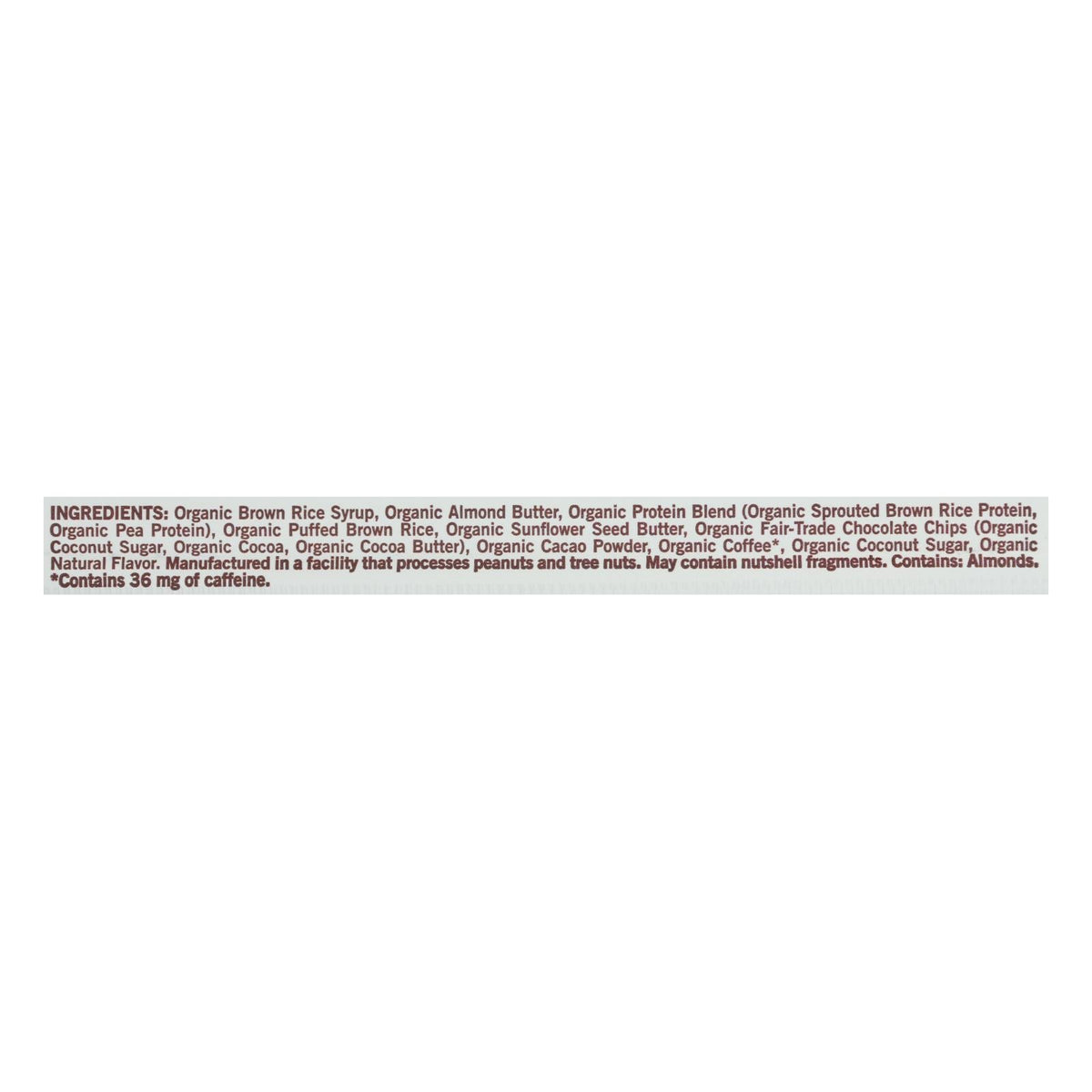 Gomacro Organic Mocha Chocolate Chip Bars, 12-Pack, 2.3 oz