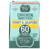 Mighty Spark - Snk Stick Chkn Jalap Hny - CS of 8-4 OZ