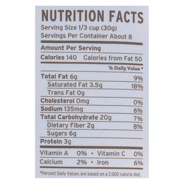 Probiotic Chocolate Sea Salt Granola - 6 Pack (8 oz each)