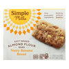 Simple Mills Nutty Banana Bread Bars, 6-Pack, 5.99 oz