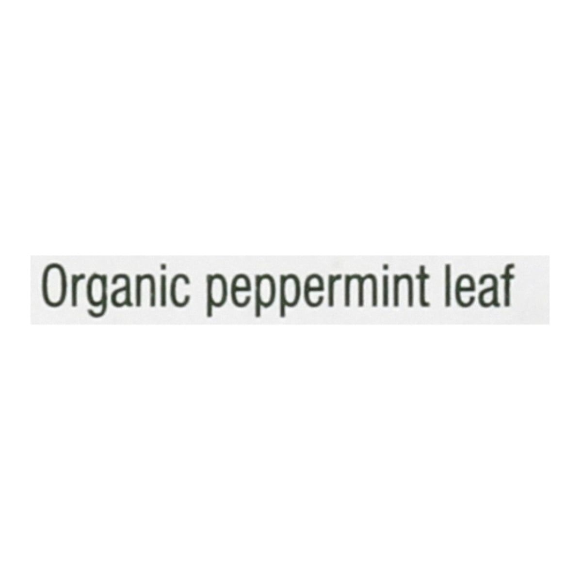 Organic Peppermint Herbal Tea, Caffeine-Free, 6x16 Bags