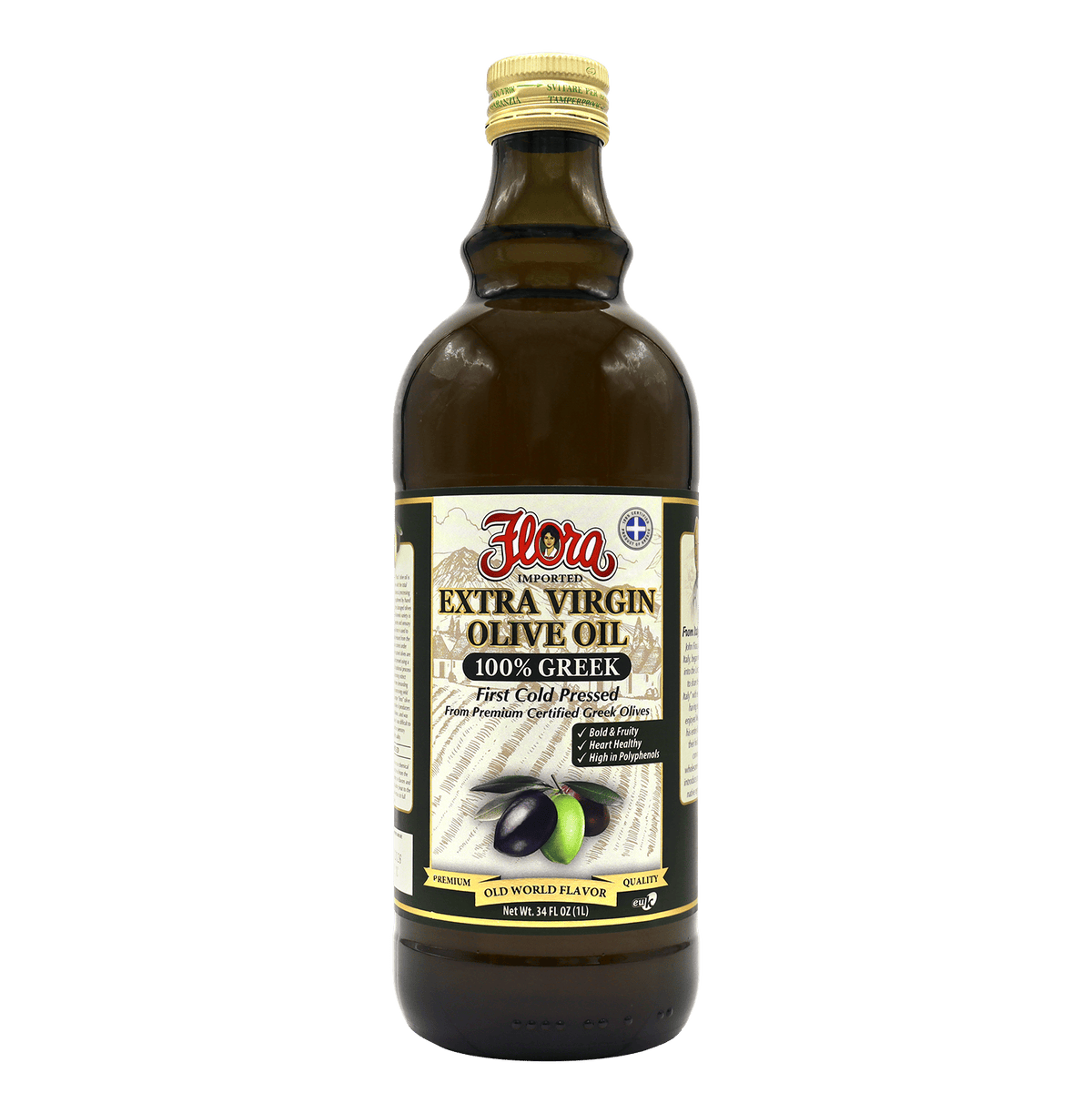 The VIRAL Flora 100% Greek Extra Virgin Olive Oil - First Cold Pressed