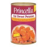 Cut Sweet Potatoes in Syrup