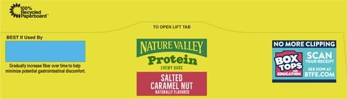 Nature Valley Protein Granola Bars, Salted Caramel Nut, Snack Bars, 15 ct
