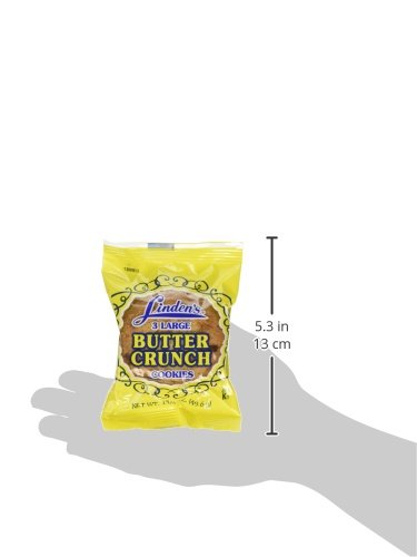 Lindens Butter Crunch Cookies - 3 Cookies Per Pack, 18 Packs of 1.75 Oz Each