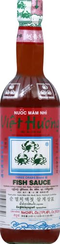 Three Crabs Brand Fish Sauce, 24-Ounce Bottle