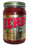 Herb s Pickled Hot Sausage 16oz