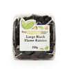 Buy Whole Foods Large Black Flame Raisins (250g)