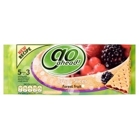 Go Ahead Crispy Slices Forest Fruit 5 Pack 215G