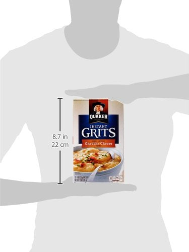Quaker Instant Grits Cheddar Cheese, 12 ct