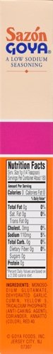 Goya Foods Saz N Seasoning With Coriander & Annatto, No Salt Added, 6.33 Ounce (Pack Of 15) Packaging May Vary