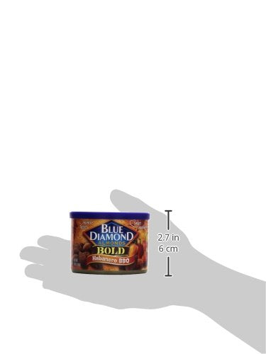 Blue Diamond Almonds, Bold Habanero Bbq, 6 Ounce