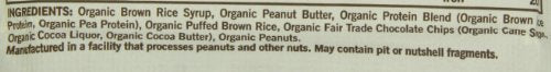 Gomacro Organic Peanut Butter Chocolate Chip, 2.5 Ounce (Pack Of 15)