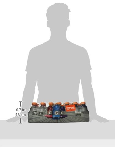 Gatorade Thirst Quencher Variety Pack - 12 oz, 28pk (8 Strawberry, 10 Cool Blue, 10 Grape)