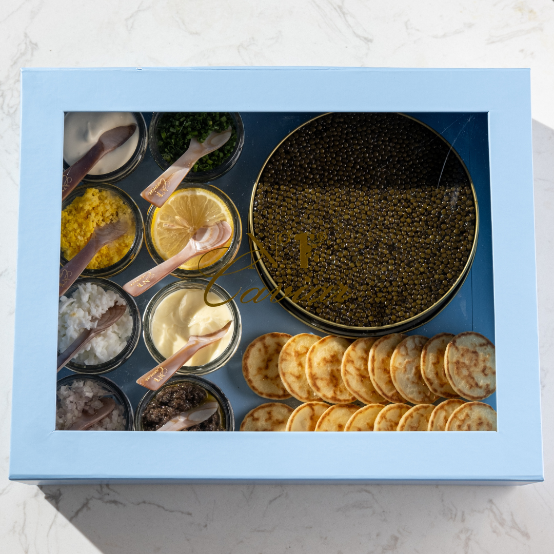 The Complete Caviar Set 250g of Osetra Classic
