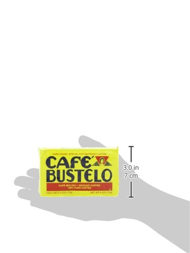 Caf Bustelo Coffee, Espresso Ground Coffee Brick, 6 Ounces, 28 Count