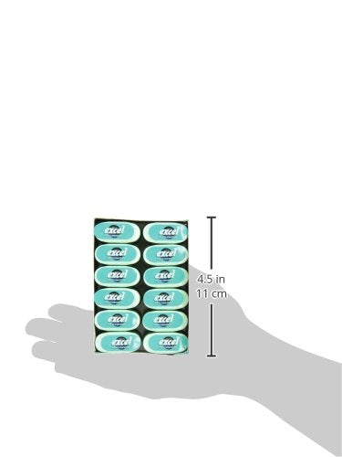 Excel Mints Fresh Mint, 12 Count, 12gm - Refreshing Breath Mints, Model 8072670