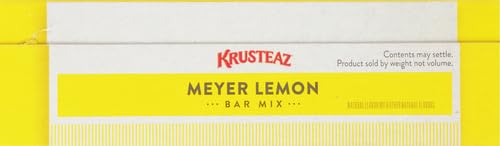 Krusteaz Meyer Lemon Bar Mix, Made with Real Lemons, 19.35 oz Box (Pack of 4)