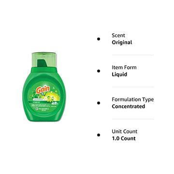 Gain 25 Oz. Bottle Original Scent Liquid Laundry Detergent