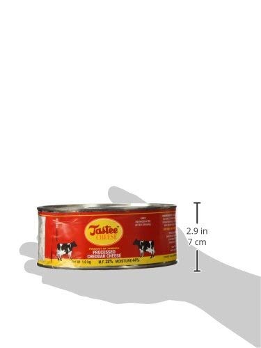 Tastee Cheese 2.2 lbs, 2 Pack - Creamy Cheese for Cooking and Snacking