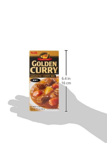 S&B, Golden Curry Sauce Mix, Hot, 3.2 oz