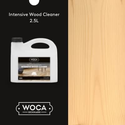 Woca Intensive Wood Cleaner |2,5 L| Is A Concentrated Formula For The Preparing And Treatment Of Raw Wood To Accept Wood Stains,