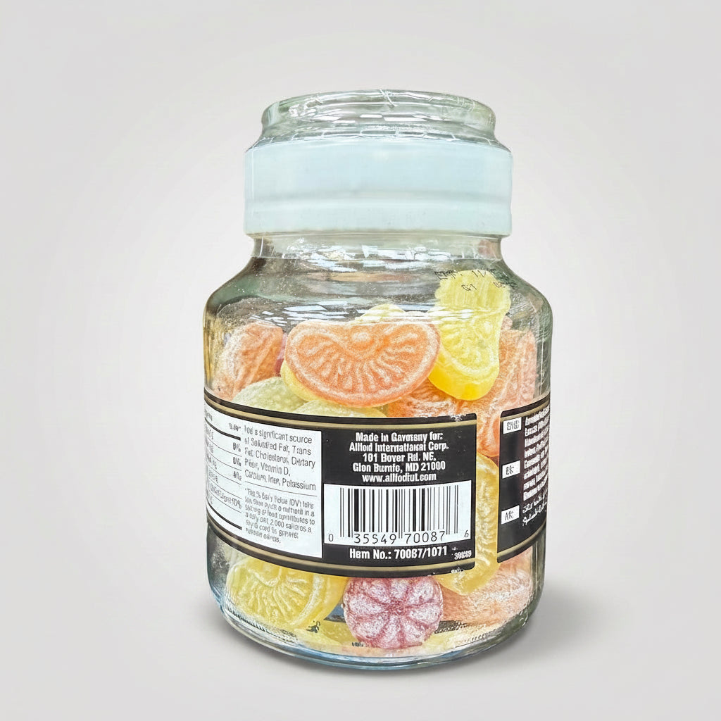 Cambridge & Thames Assorted Fruit Candies 10.6 oz - German Hard Candy