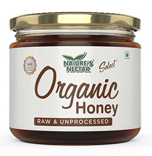 Natures Nectar Raw Organic Honey 400G | Unprocessed & Unfiltered | Nmr Tested
