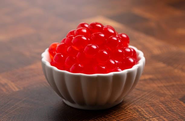 Panda Products Popping Boba Pearls - 3-Flavor Party Kit (Strawberry, Mango, Passion Fruit) - 390G Total - Bursting Boba For Bubb