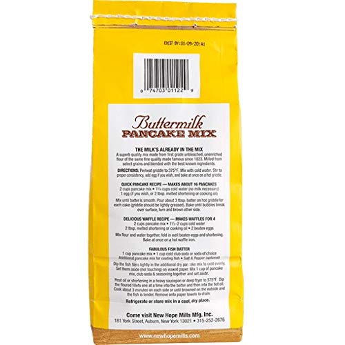 Buttermilk Pancake Mix, New Hope Mills, 2-Pounds (3)