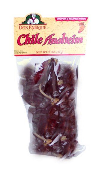 Melissas Dried Anaheim Chiles, 3 Bags (3 oz)