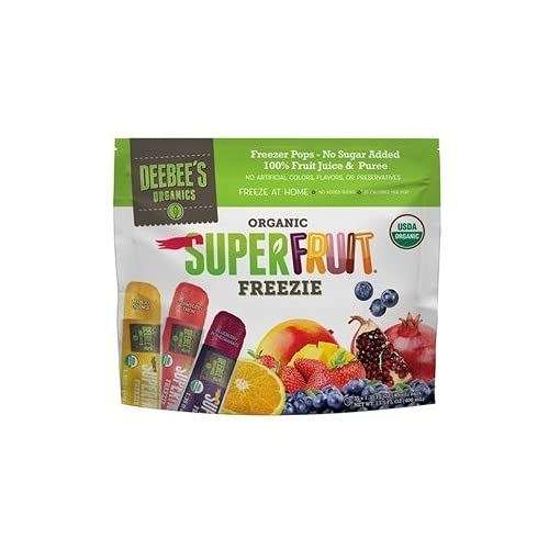 2 Set Pack of 35 - Deebees Organics Superfruit Freezies, 1.35 Fl Oz