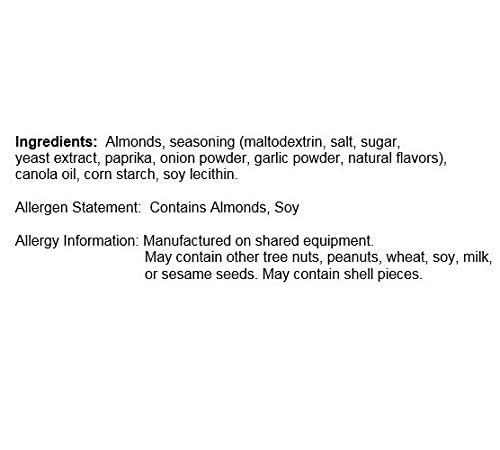 Emerald Dry Roasted Almonds, 5 Ounce Resealable Bag, Pack of 3