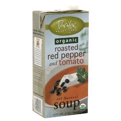 Pacific Natural Org Creamy Roasted Pepper & Tomato Soup (12X32 Oz)
