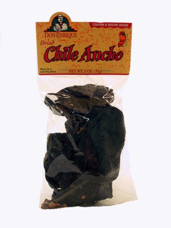 Melissas Dried Ancho Chiles, 3 Bags (3 oz)