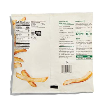 365 By Whole Foods Market, Organic Straight Cut Fries, 16 Ounce