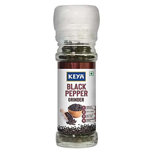 Keya Black Pepper Grinder Black Pepper Mill 50Gm