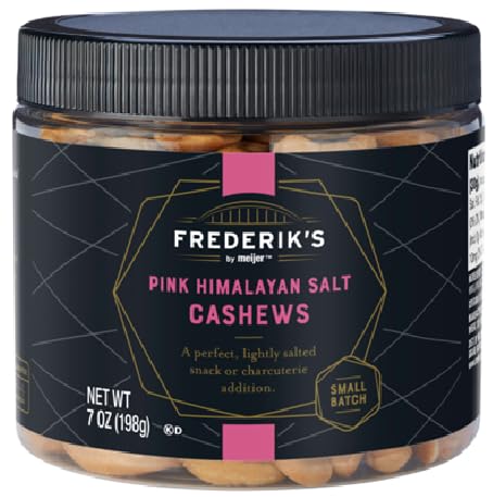 Pink Himalayan Salt Cashews (1 jar, 7 oz.)