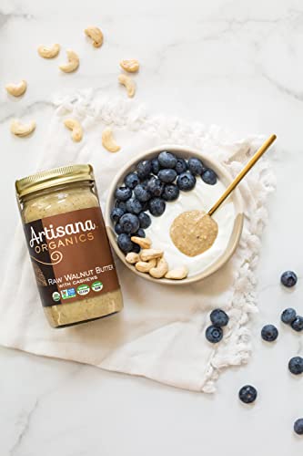 Artisana Organics Raw Walnut Butter With Cashews (14Oz Jar)