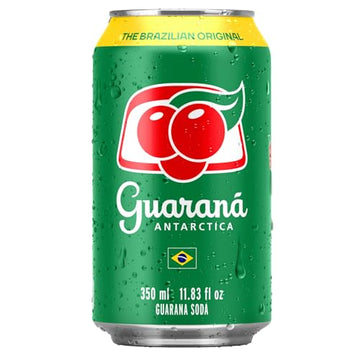 Guaraná ANTARCTICA Guarana Soda Regular, 11.83 fl oz (Pack of 12)