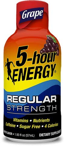 5-hour ENERGY Shot, Regular Strength Grape, 1.93 oz 24 count