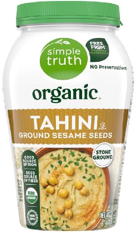 Organic Tahini Ground Sesame Seeds (1 Bottle 16 oz.)