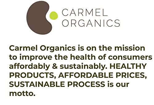 CARMEL ORGANICS Flax Seeds Whole, 7.5 Ounce, Non-GMO, High in Omega-3, Natural Superfood for Smoothies & Baking