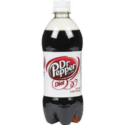 Dr. Pepper Diet Soda 20 Fl Oz (Pack of 24)